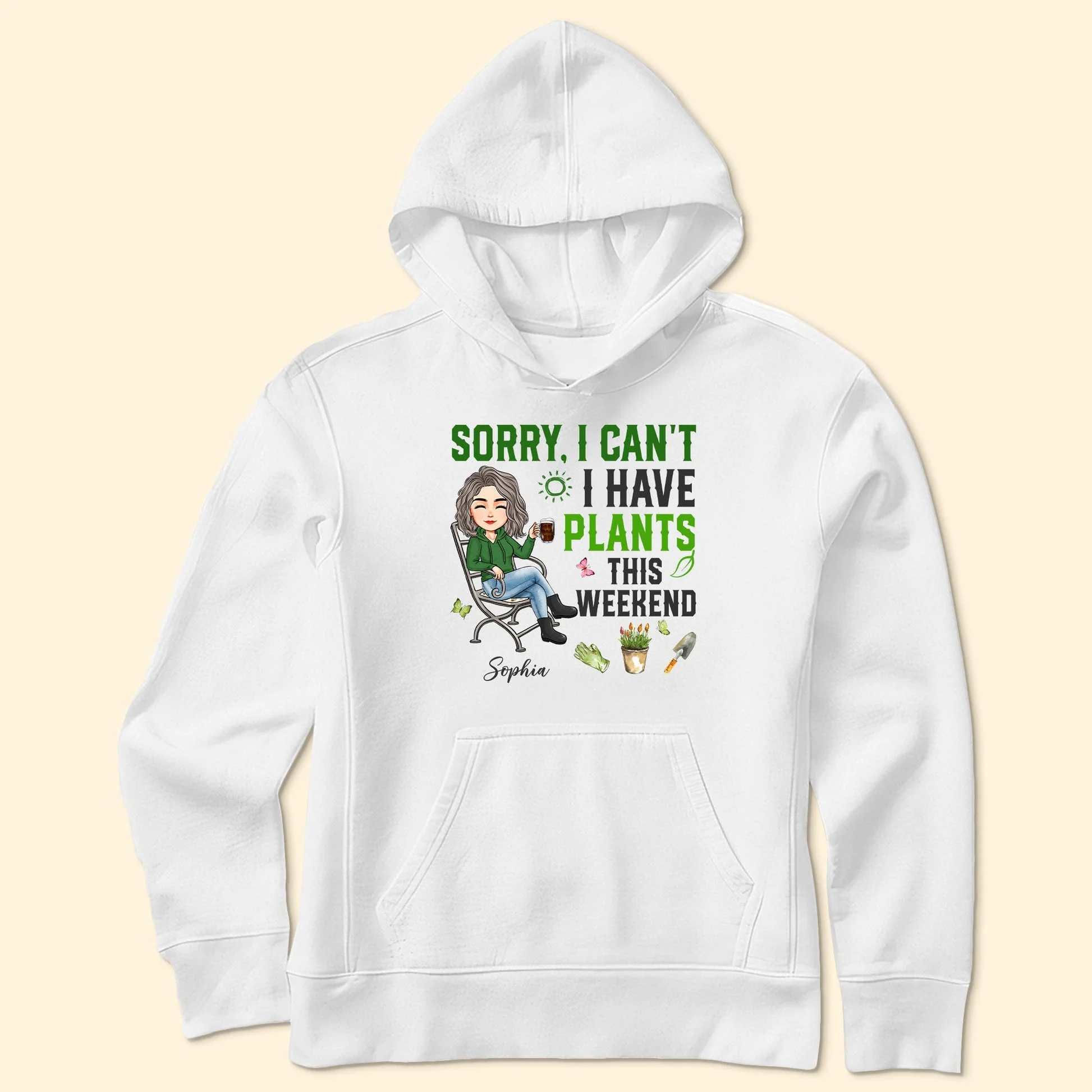 Sorry, I Can't. I Have Plants This Weekend - Personalized Shirt - Gift For Mom, Grandma, Mothers Day, Plant Lovers | GR21 NA94 - Image 4