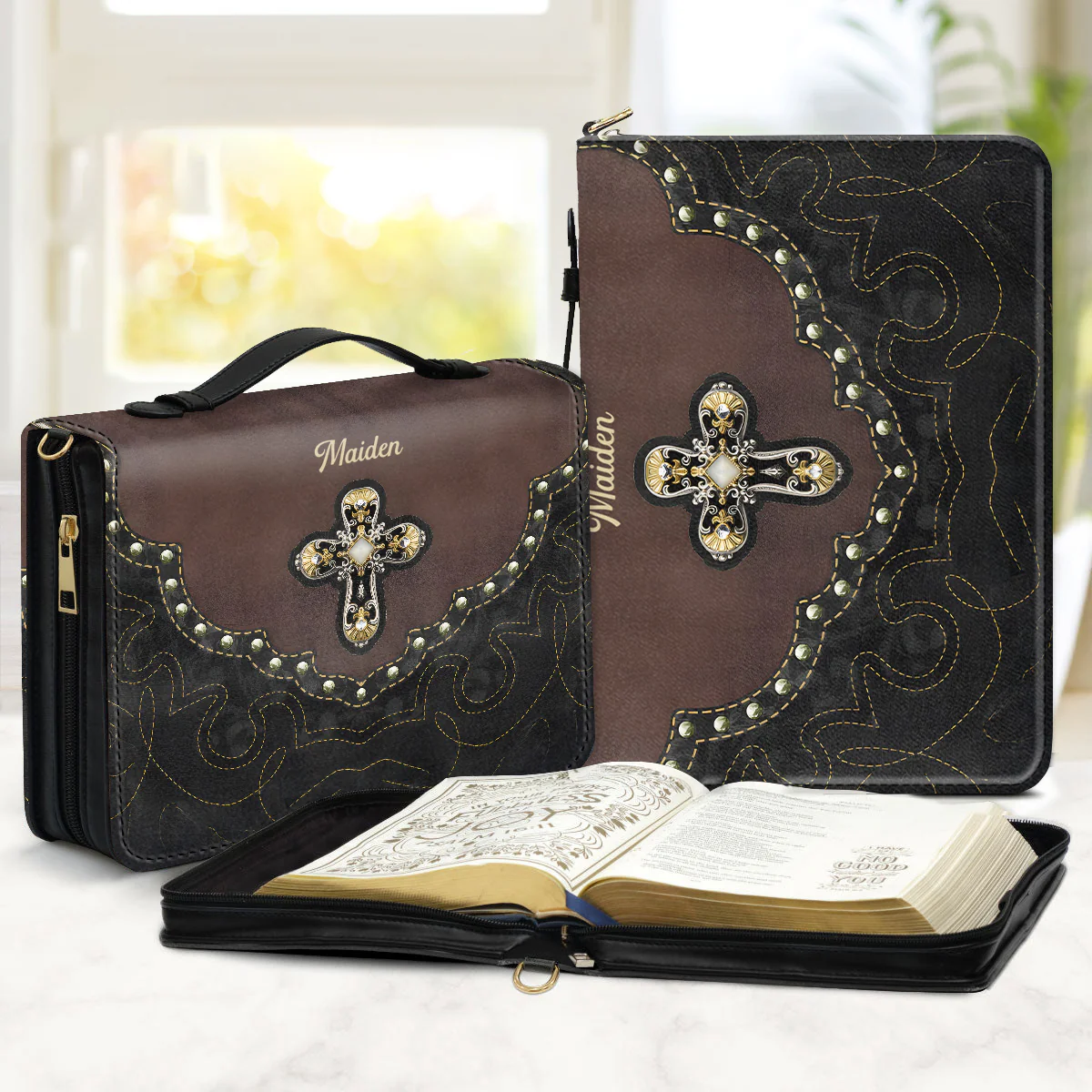 Special Cross - Scripture Gifts For Women Of God - Personalized Bible Covers - AT4081416 - Image 2