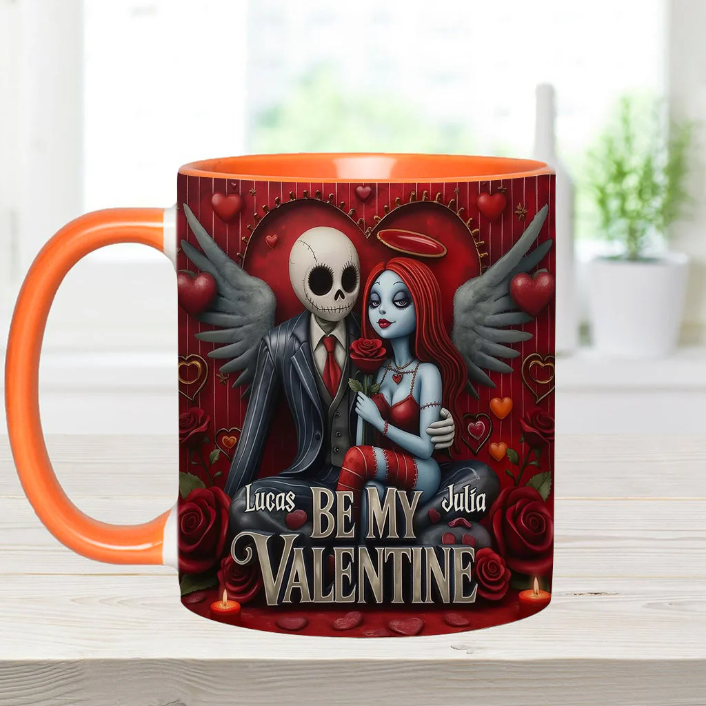 Spooky Be My Valentine - Personalized Accent Mug - Gift For Couples, Movie Fans | NL122 - Image 13