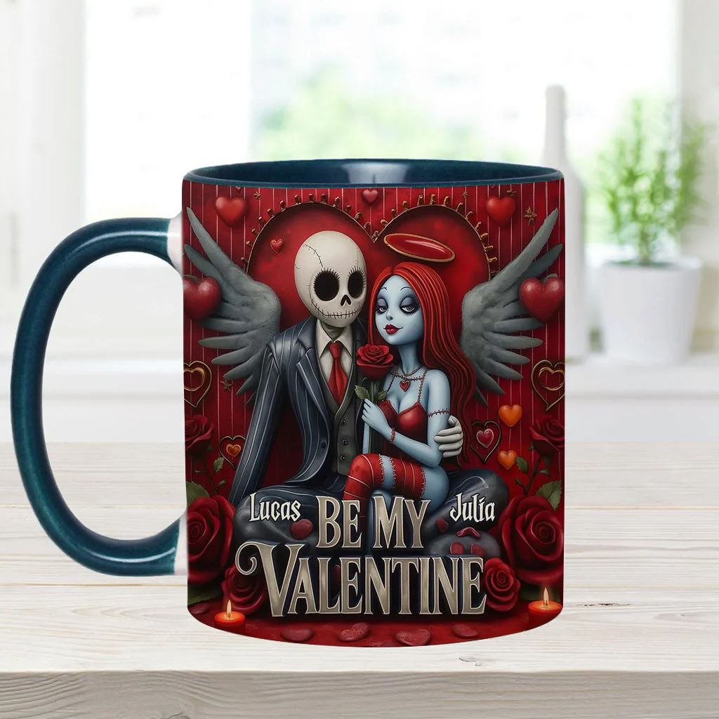 Spooky Be My Valentine - Personalized Accent Mug - Gift For Couples, Movie Fans | NL122 - Image 17