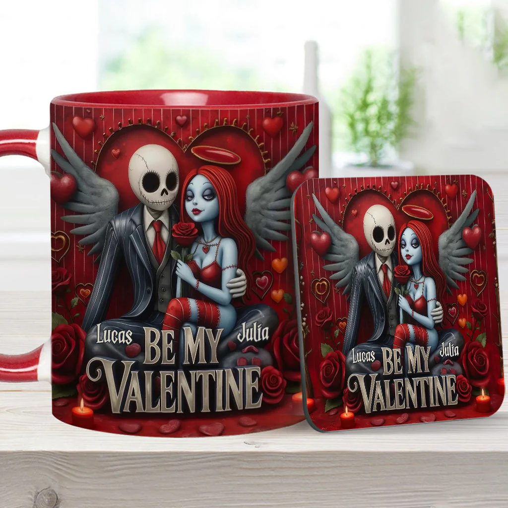 Spooky Be My Valentine - Personalized Accent Mug - Gift For Couples, Movie Fans | NL122 - Image 24