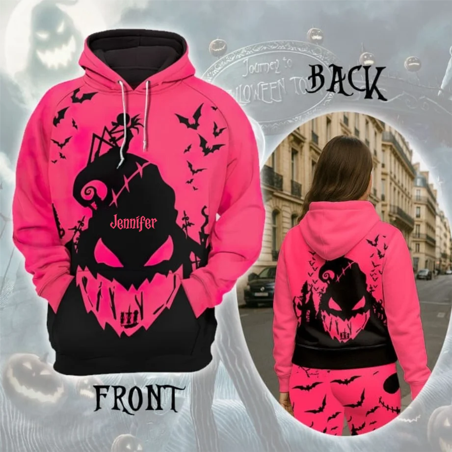 Spooky Boogie Man - Personalized Hoodie And Leggings - Gift For Her HH01 - Image 3