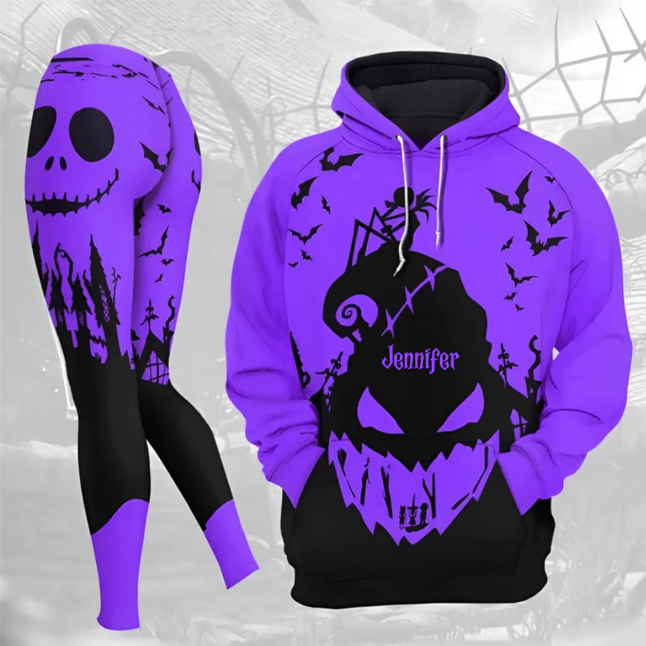 Spooky Boogie Man - Personalized Hoodie And Leggings - Gift For Her HH01 - Image 4