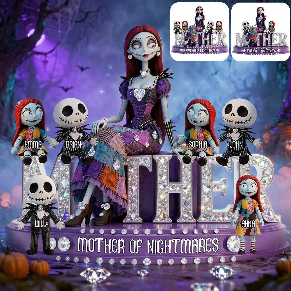 Spooky Mother Of Nightmares - Personalized Acrylic Plaque - Gift For Mom, Movie Fans