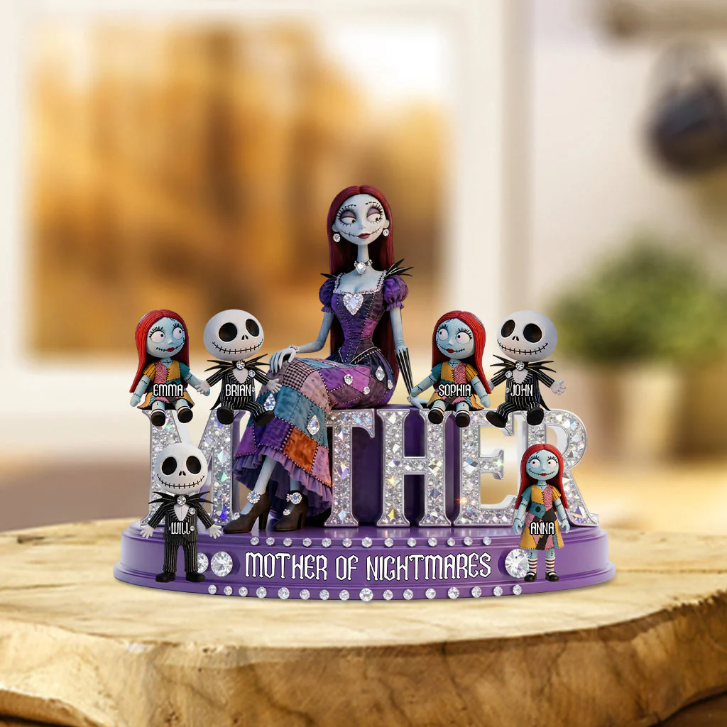 Spooky Mother Of Nightmares - Personalized Acrylic Plaque - Gift For Mom, Movie Fans - Image 2