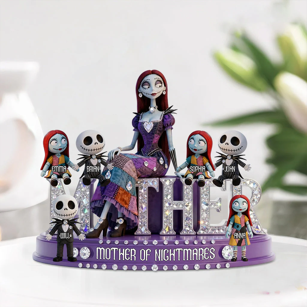 Spooky Mother Of Nightmares - Personalized Acrylic Plaque - Gift For Mom, Movie Fans - Image 3