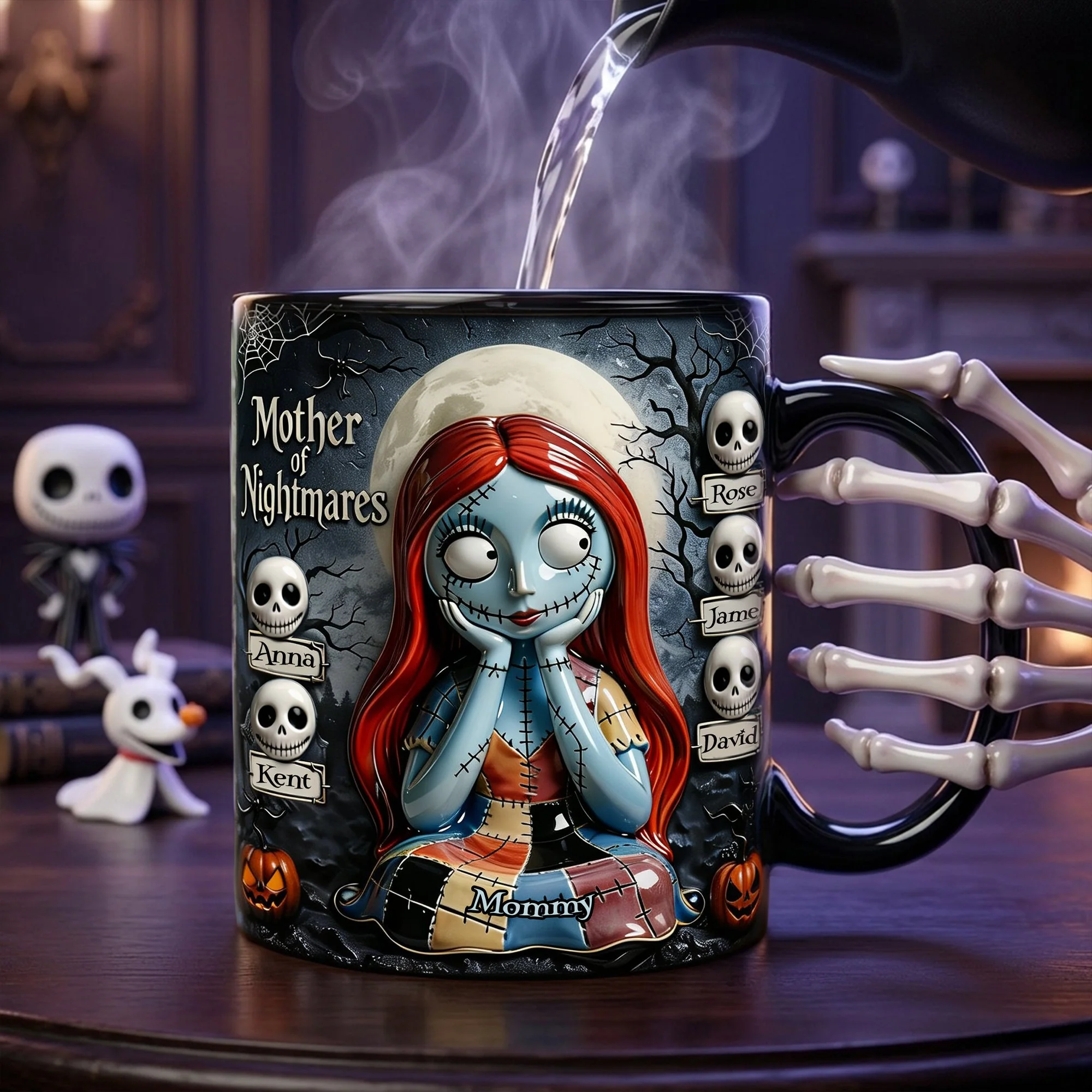 Spooky Mother Of Nightmares - Personalized Ceramic Mug - Gift For Mom, Movie Fans NL122 - Image 2