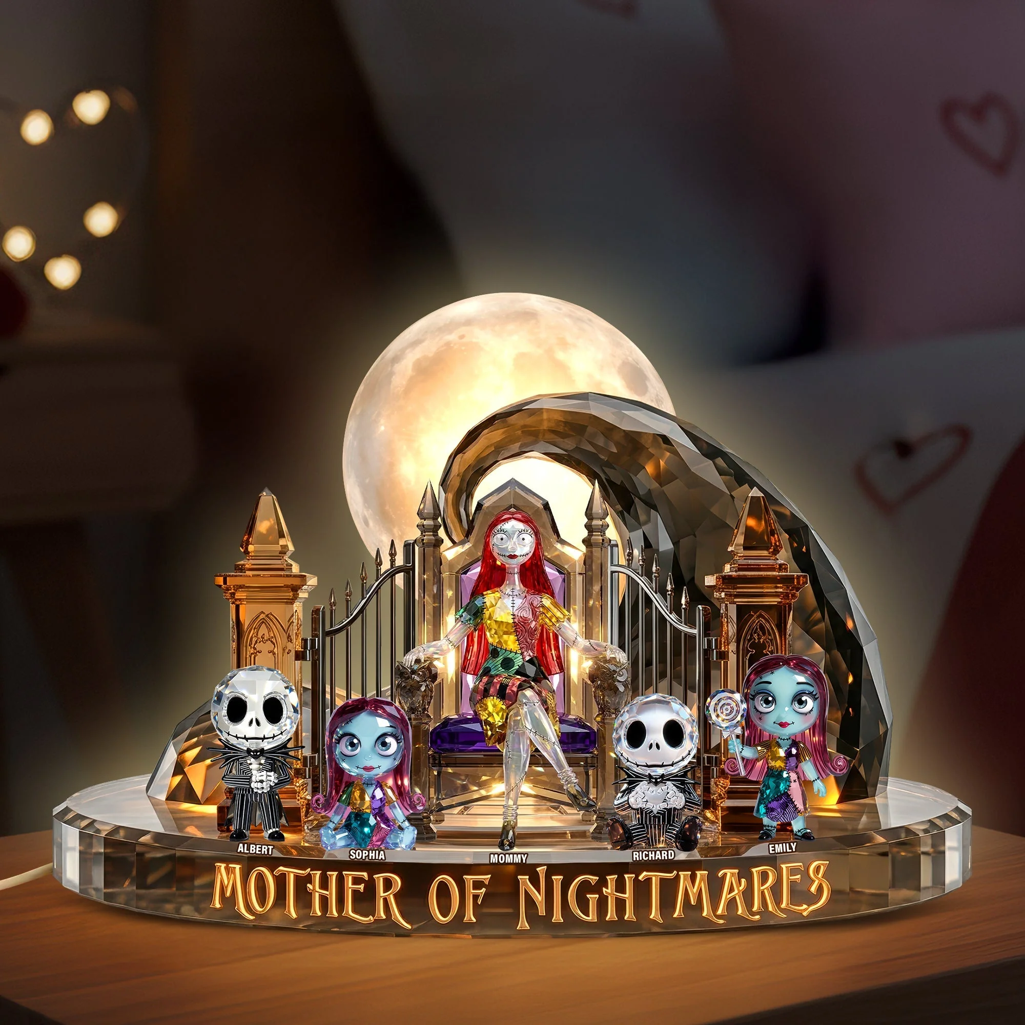 Spooky Mother Of Nightmares - Personalized Light Box - Gift For Mom, Movie Fans NL122
