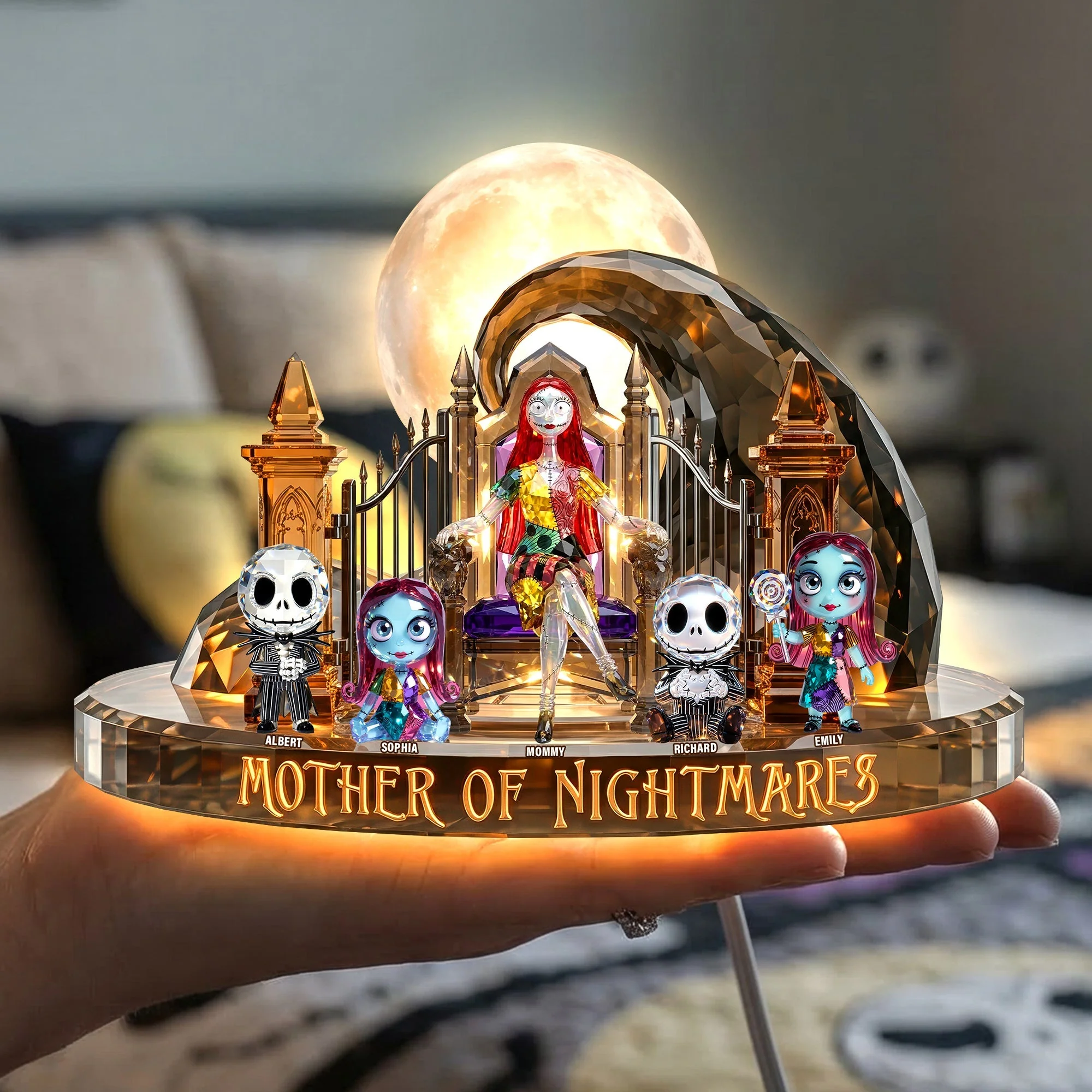 Spooky Mother Of Nightmares - Personalized Light Box - Gift For Mom, Movie Fans NL122 - Image 2