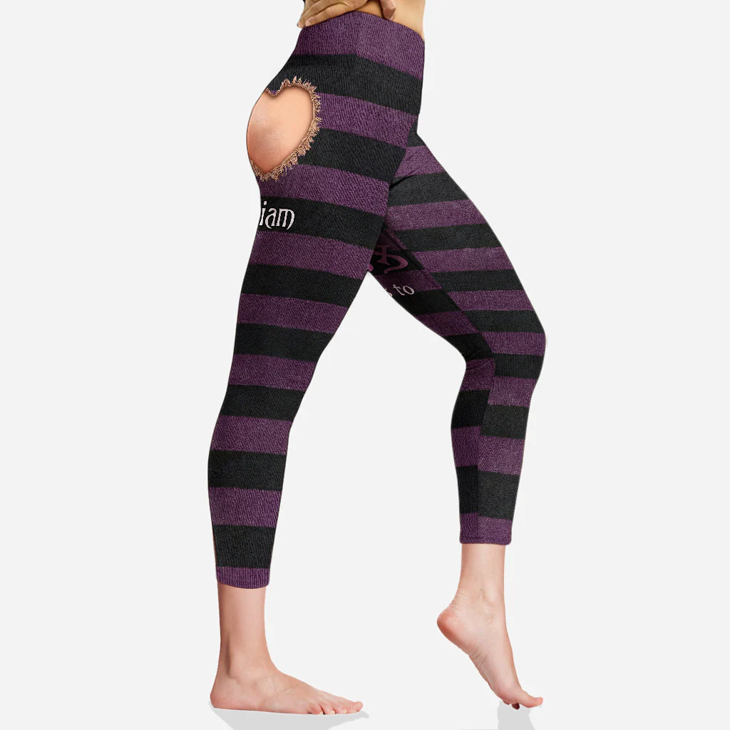 Spooky This Ass Belongs To Him - Personalized Leggings - Gift For Her NL122 - Image 3