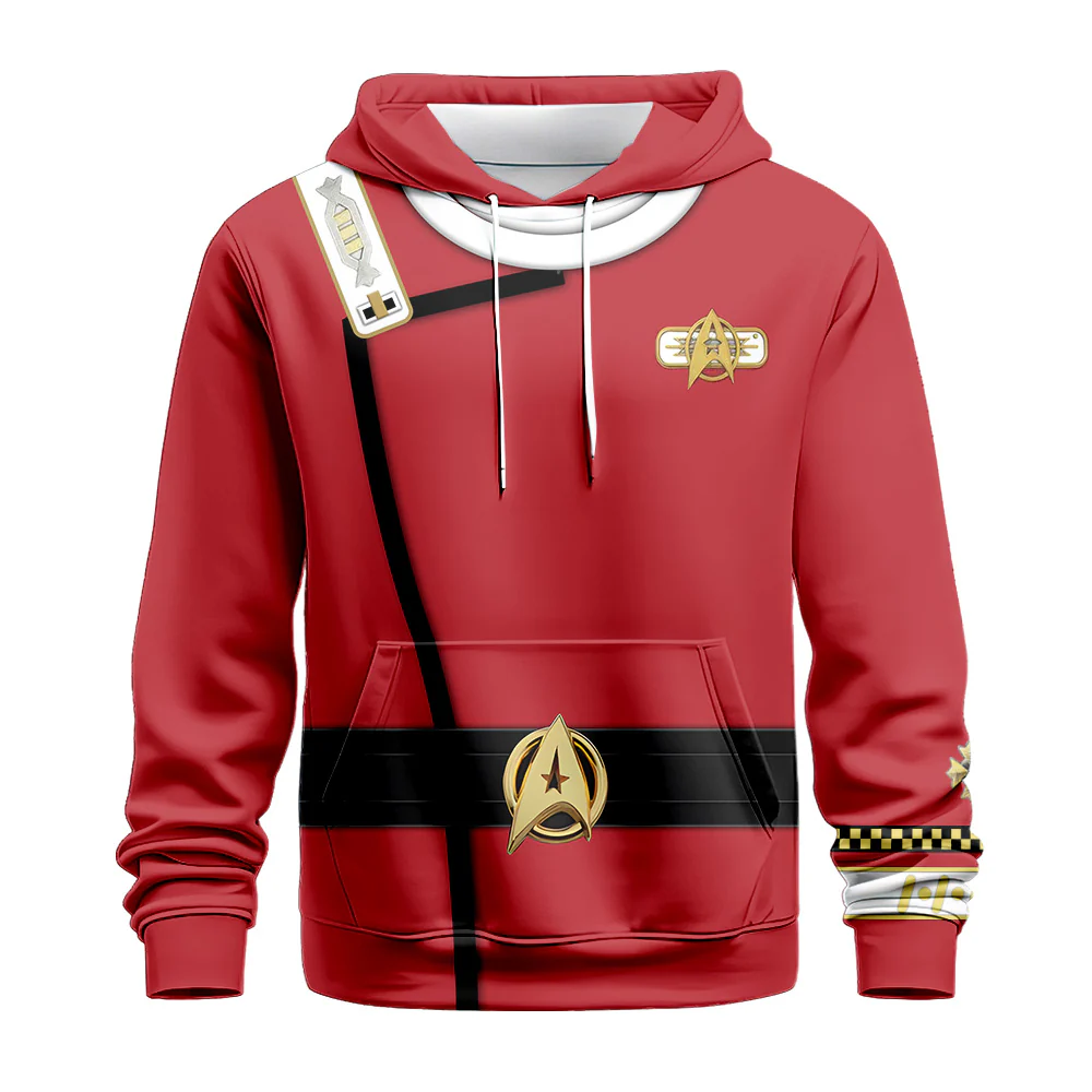 SaTr Admiral James T. Kirk Costume Officer Hoodie Sweatshirt Sweatpants - Image 2