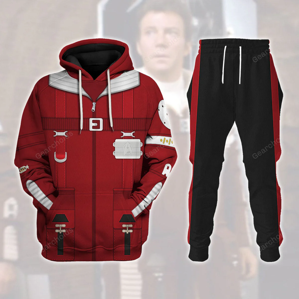 SaTr Admiral Khan Coat Costume Officer Hoodie Sweatshirt Sweatpants