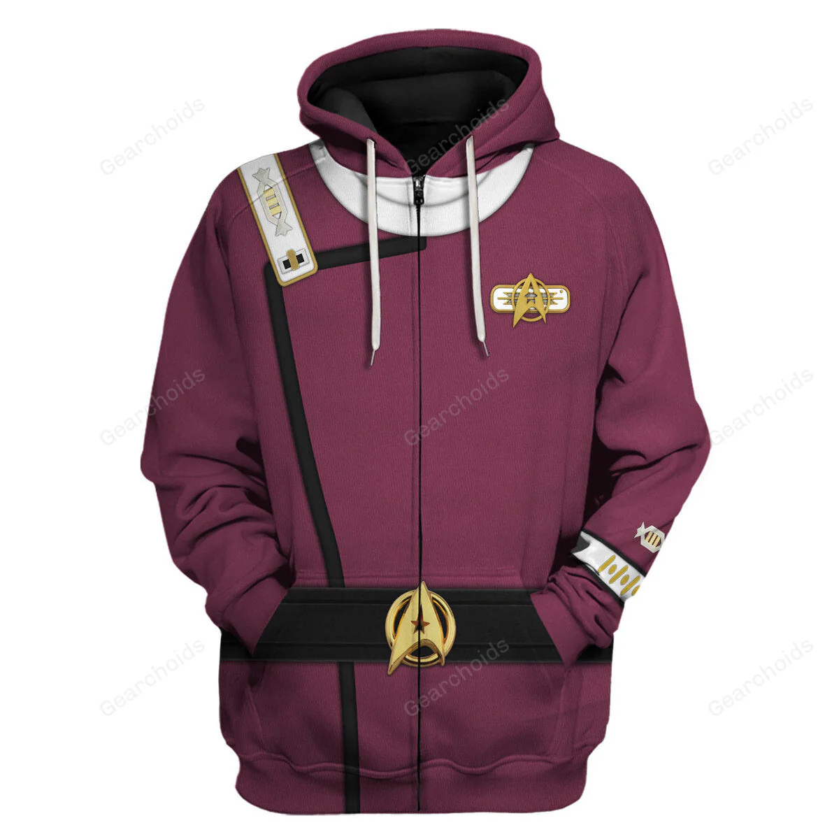 SaTr Captain Spock Costume Hoodie Sweatshirt Sweatpants - Image 3