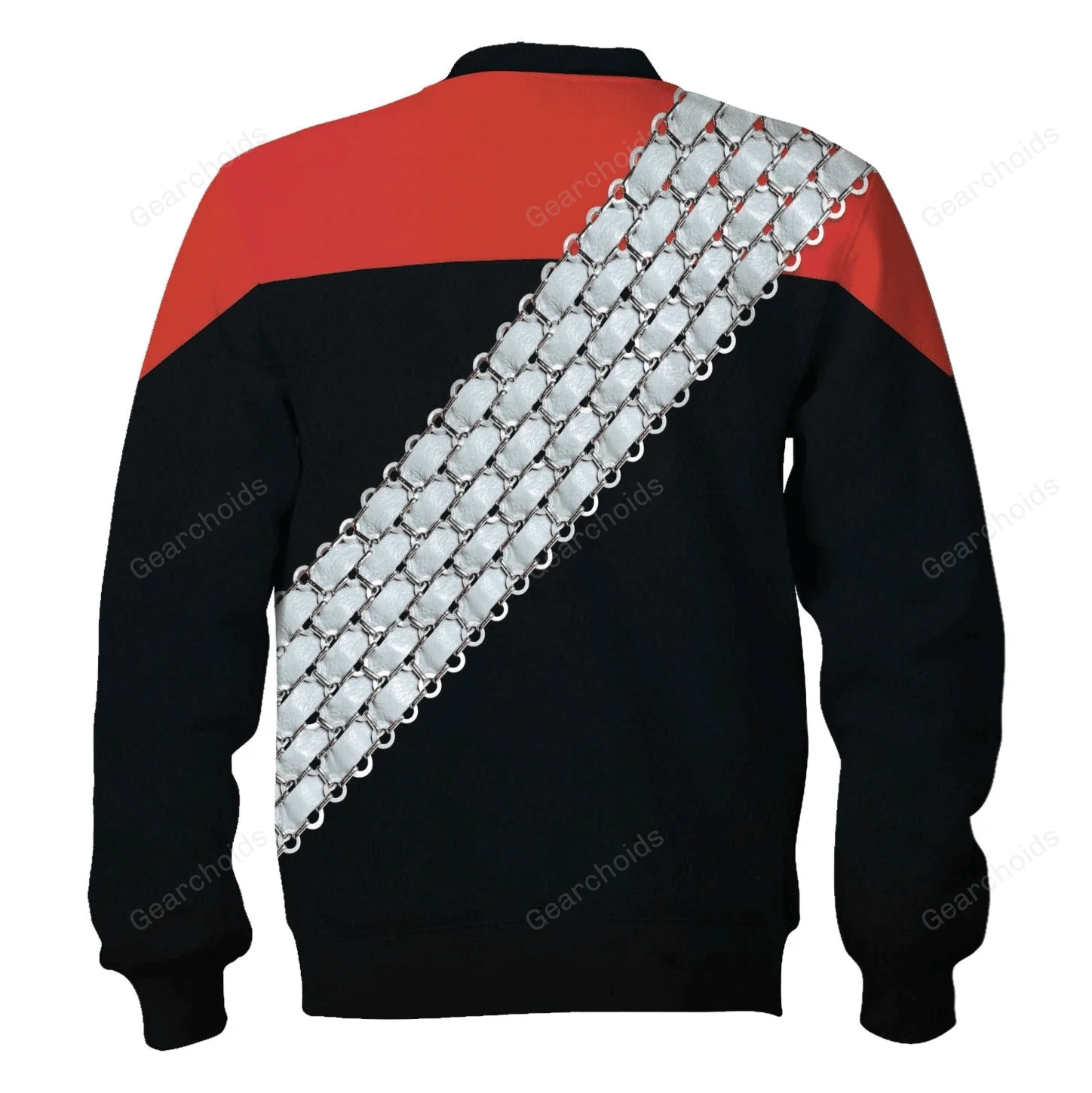 SaTr Deep Space Nine Worf Red Hoodie Sweatshirt Sweatpants - Image 7