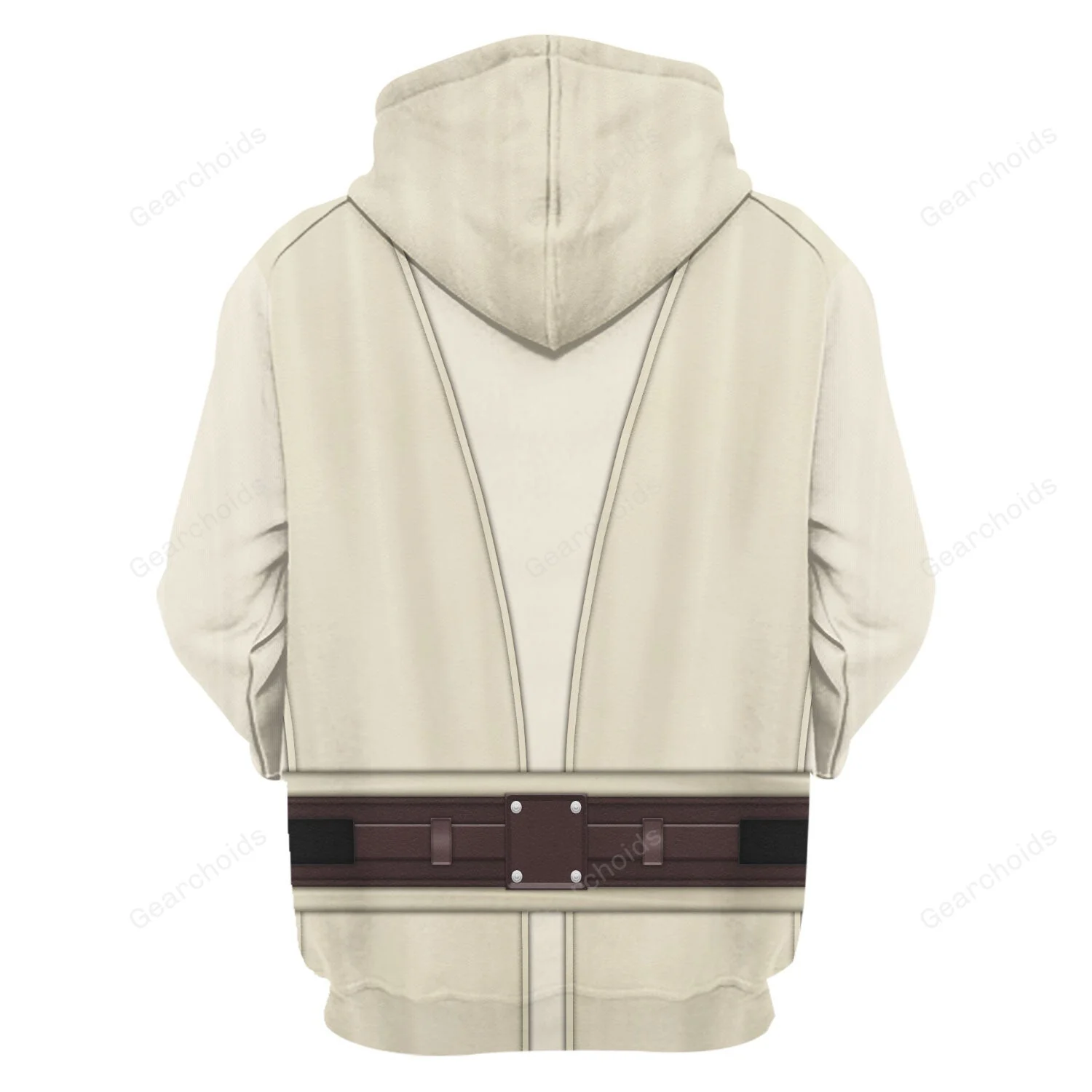 SaTr Qui-Gon Jinn's Jedi Robes Costume Hoodie Sweatshirt Sweatpants CSSWR083 - Image 6