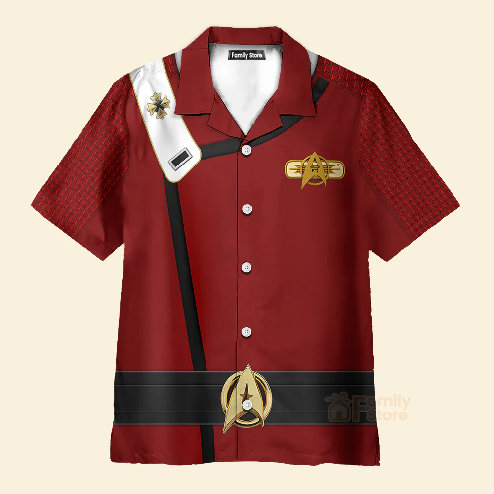 SaTr SaTr Admiral Pike Costume Fleece Cool - Hawaiian Shirt