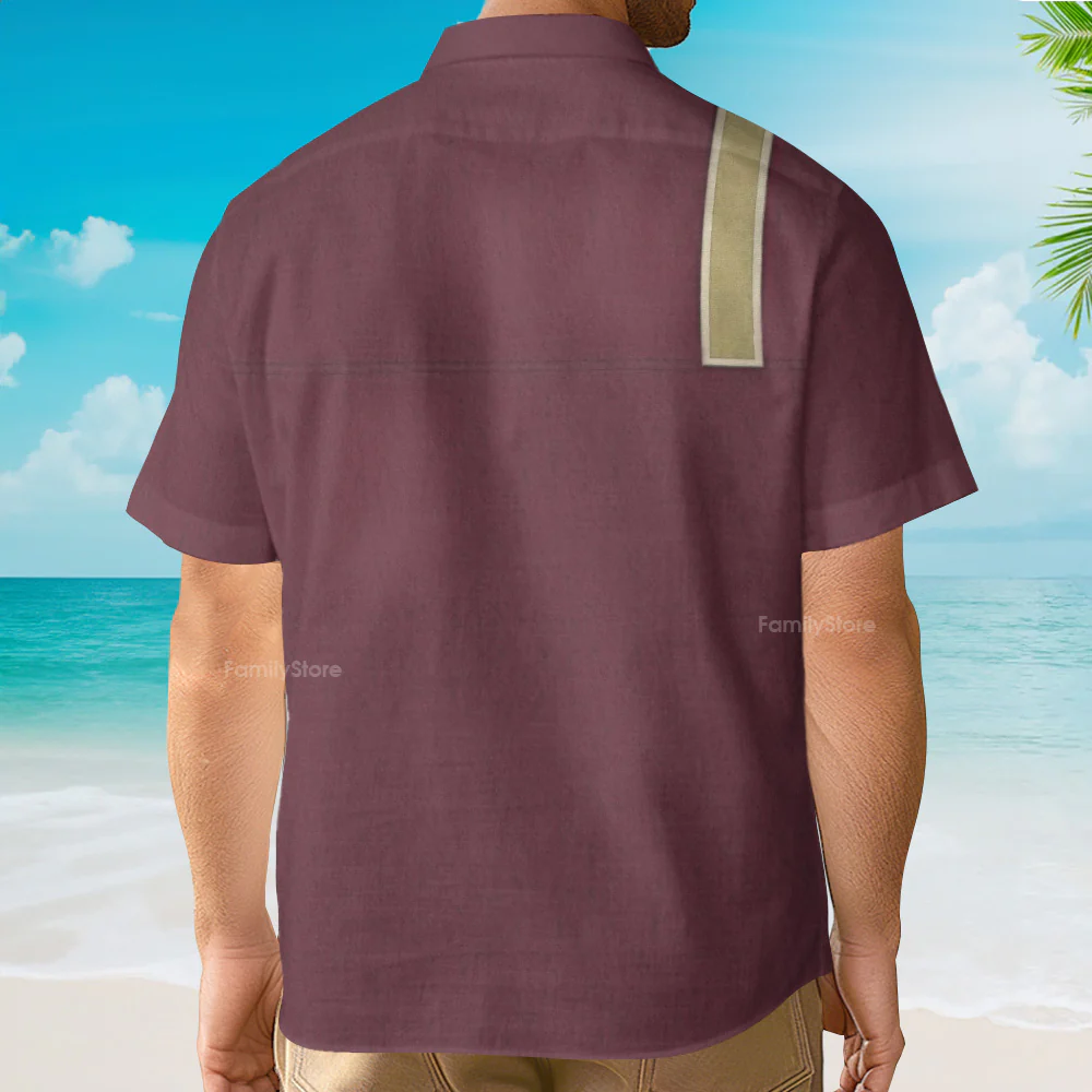 SaTr The Officer's Vest Hawaiian Shirt - Image 3