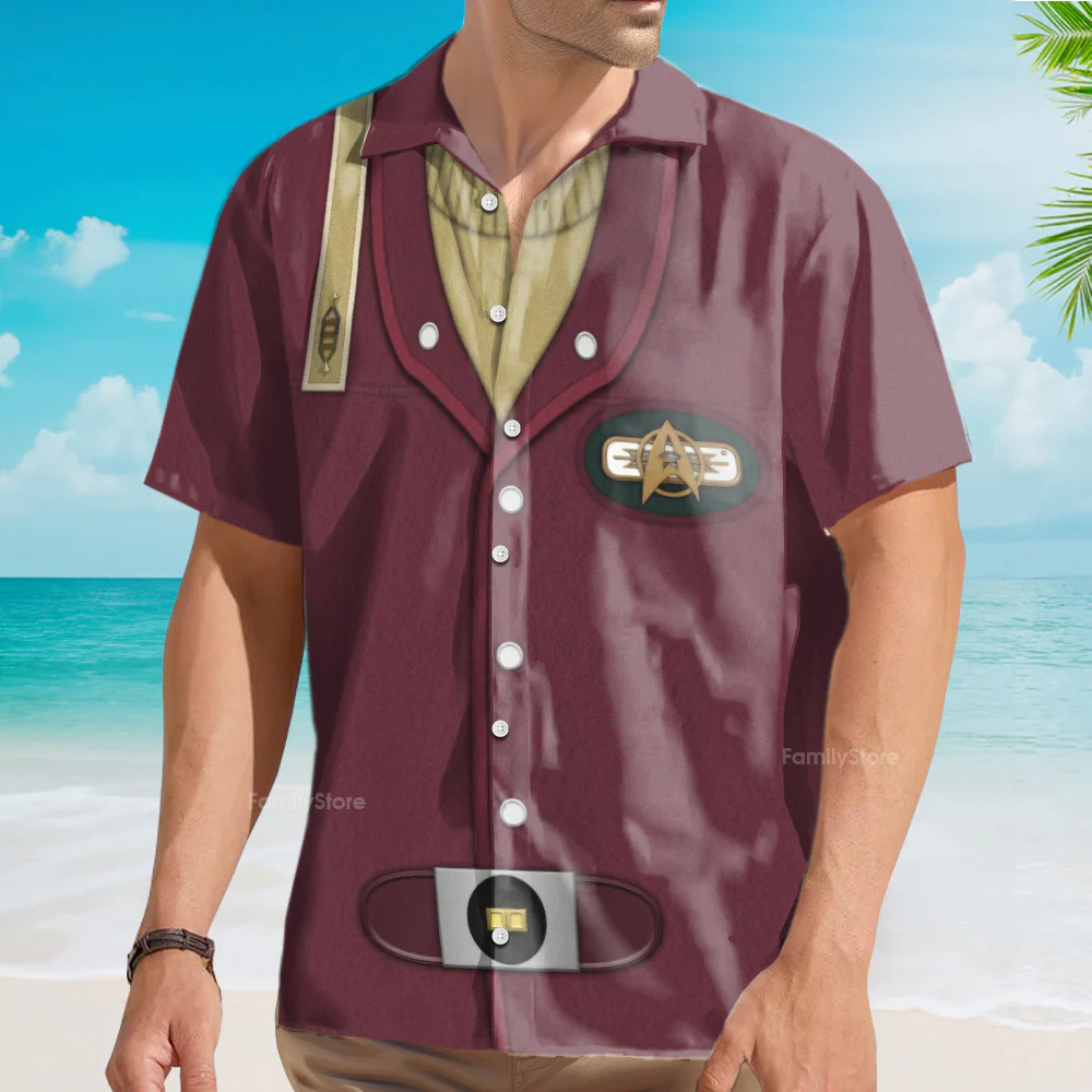 SaTr The Officer's Vest Hawaiian Shirt - Image 4