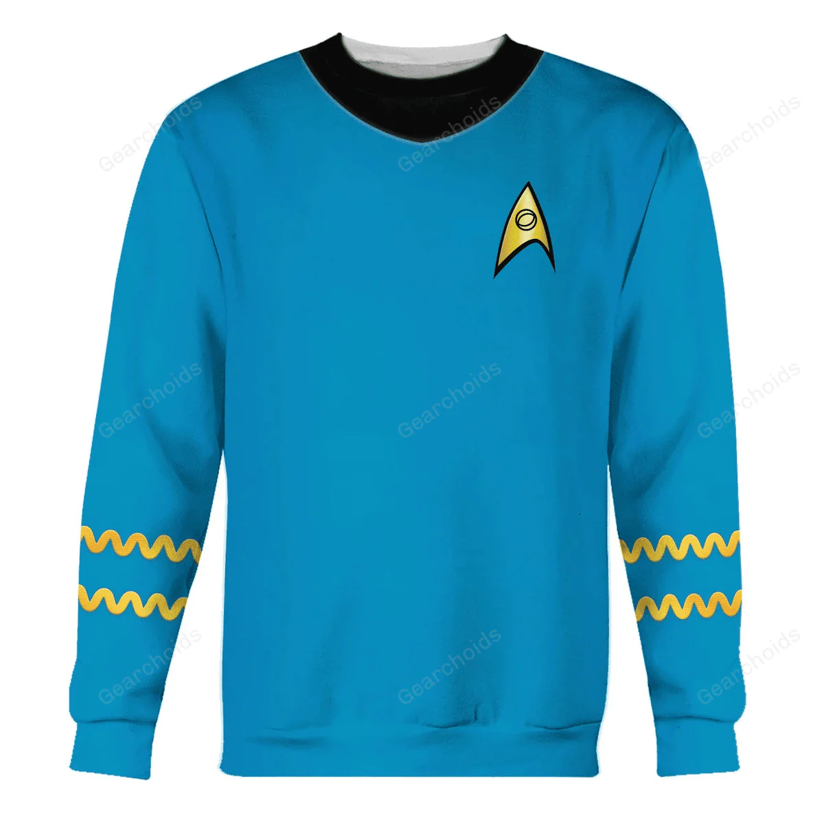 SaTr The Original Series Spock Blue Hoodie Sweatshirt Sweatpants - Image 7