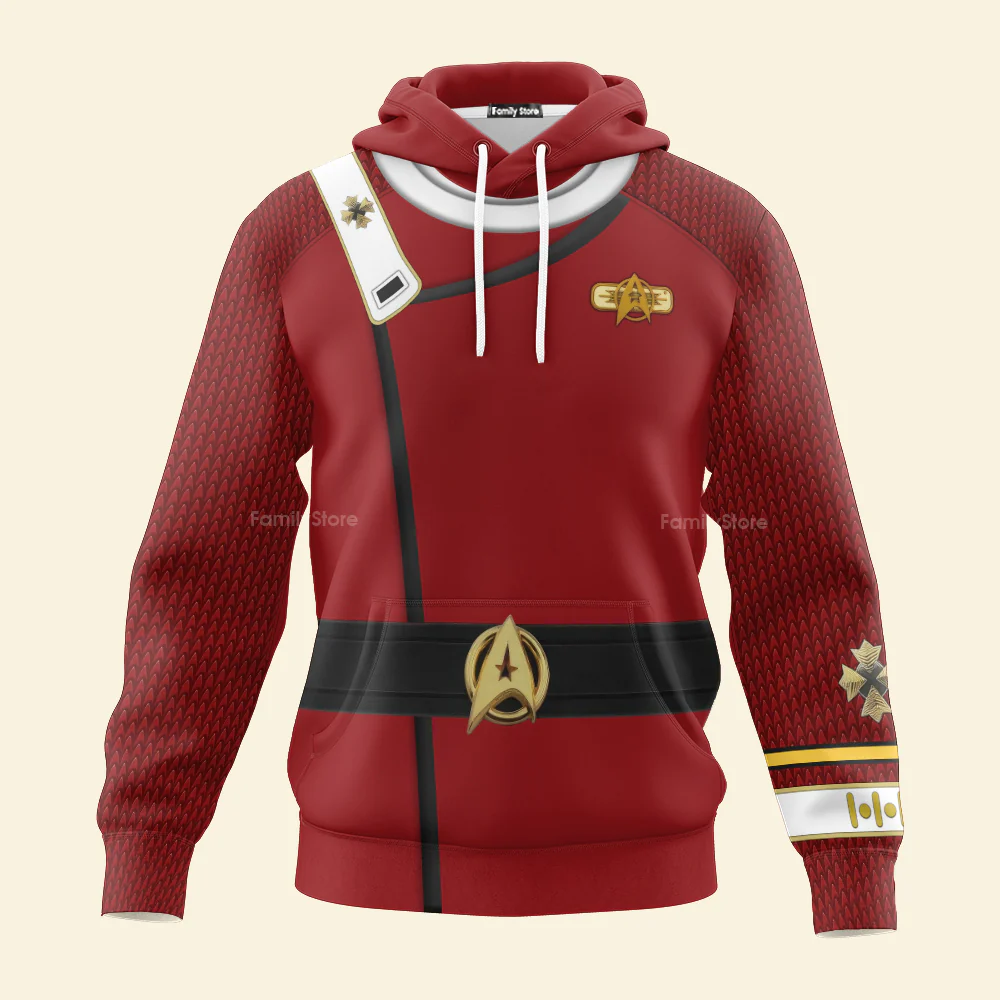 SaTr The SaTr Admiral Pike Costume Fleece Hoodie Sweatshirt Sweatpants HSSK057 - Image 2