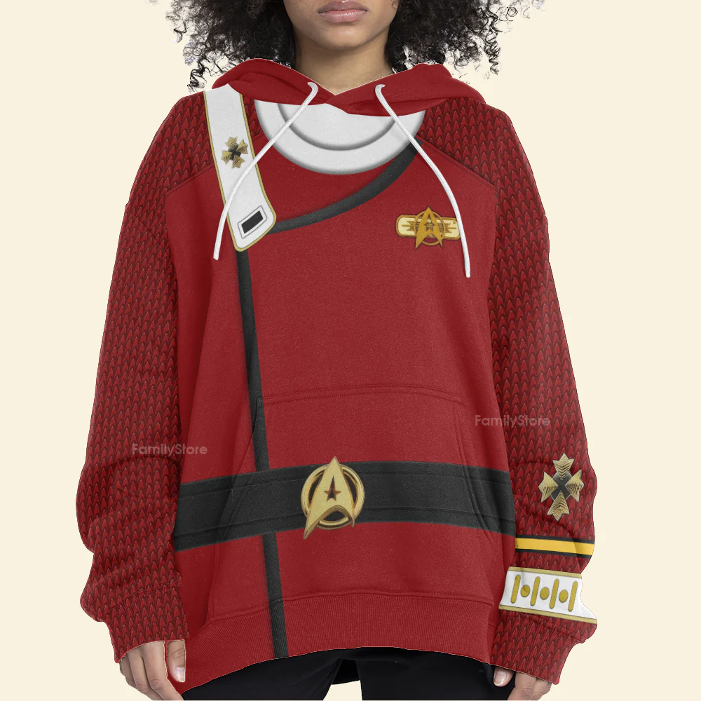 SaTr The SaTr Admiral Pike Costume Fleece Hoodie Sweatshirt Sweatpants HSSK057 - Image 6