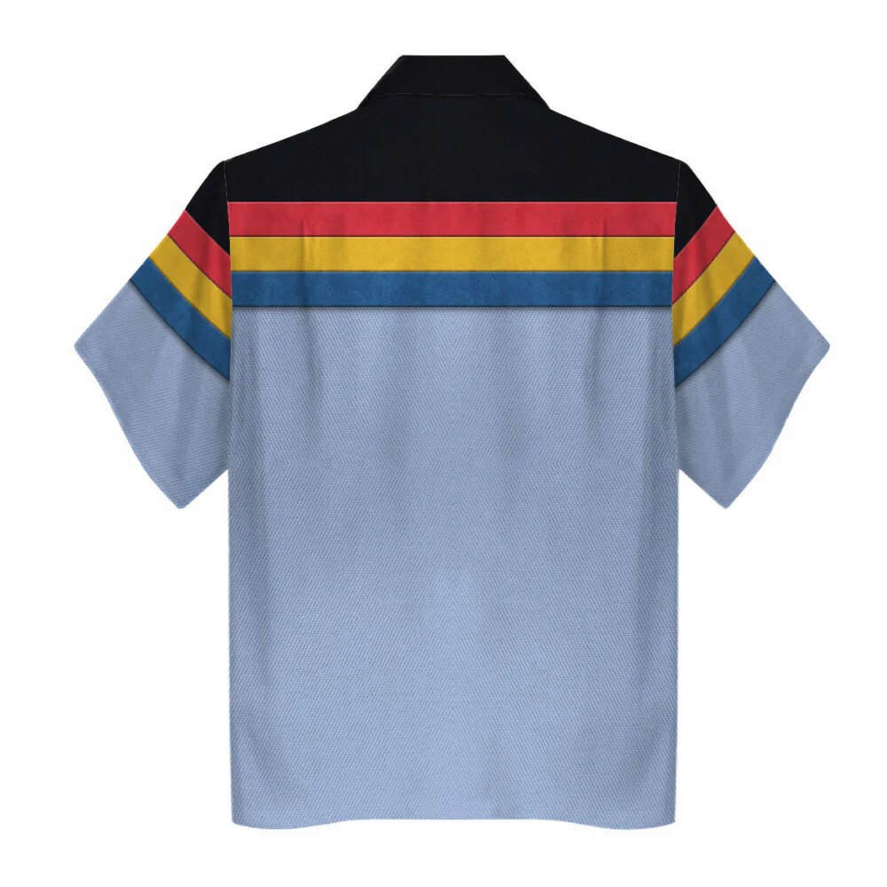 SaTr Wesley Crusher Cool Hawaiian Shirt - Image 2