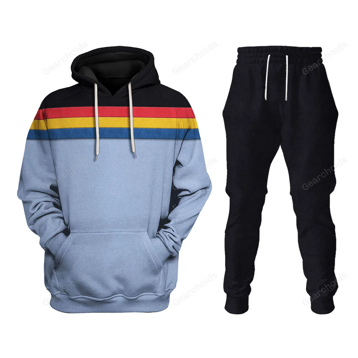 SaTr Wesley Crusher Hoodie Sweatshirt Sweatpants