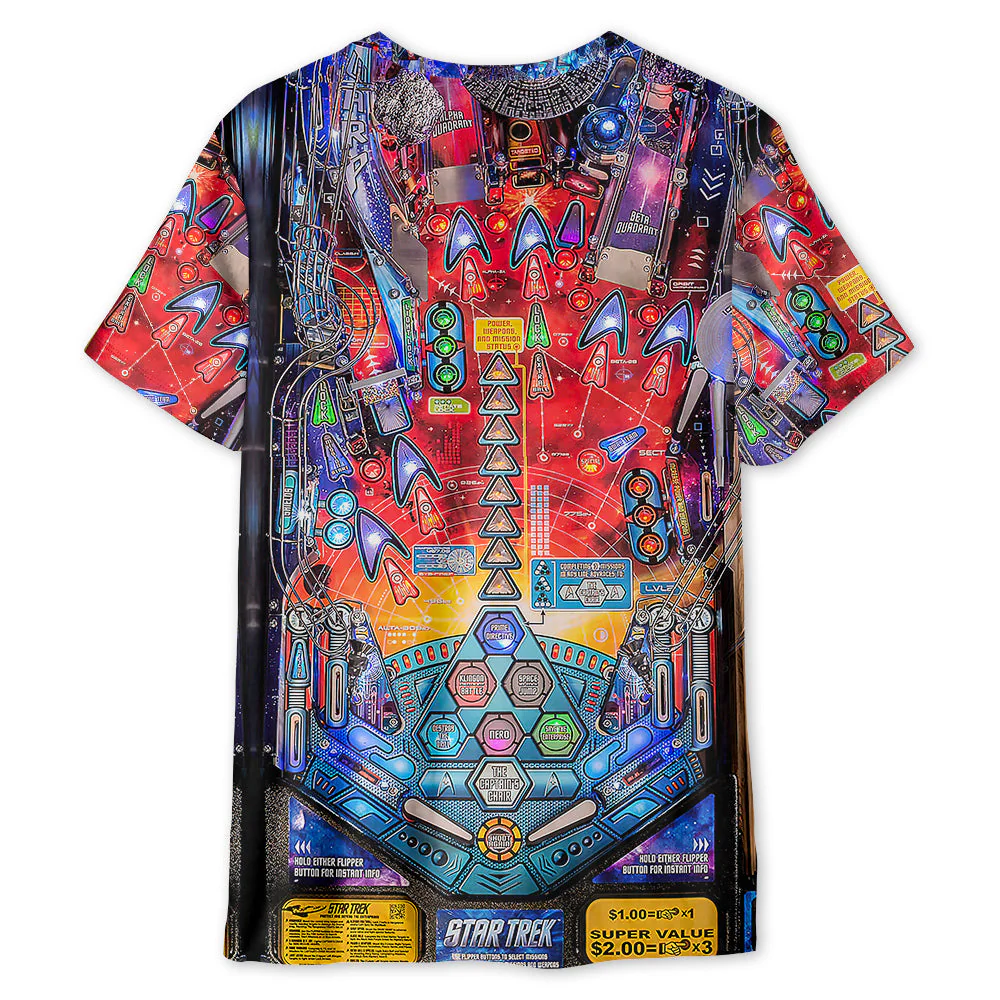 Stwa Pinball - 3D T-shirt For Men & Women - Image 2