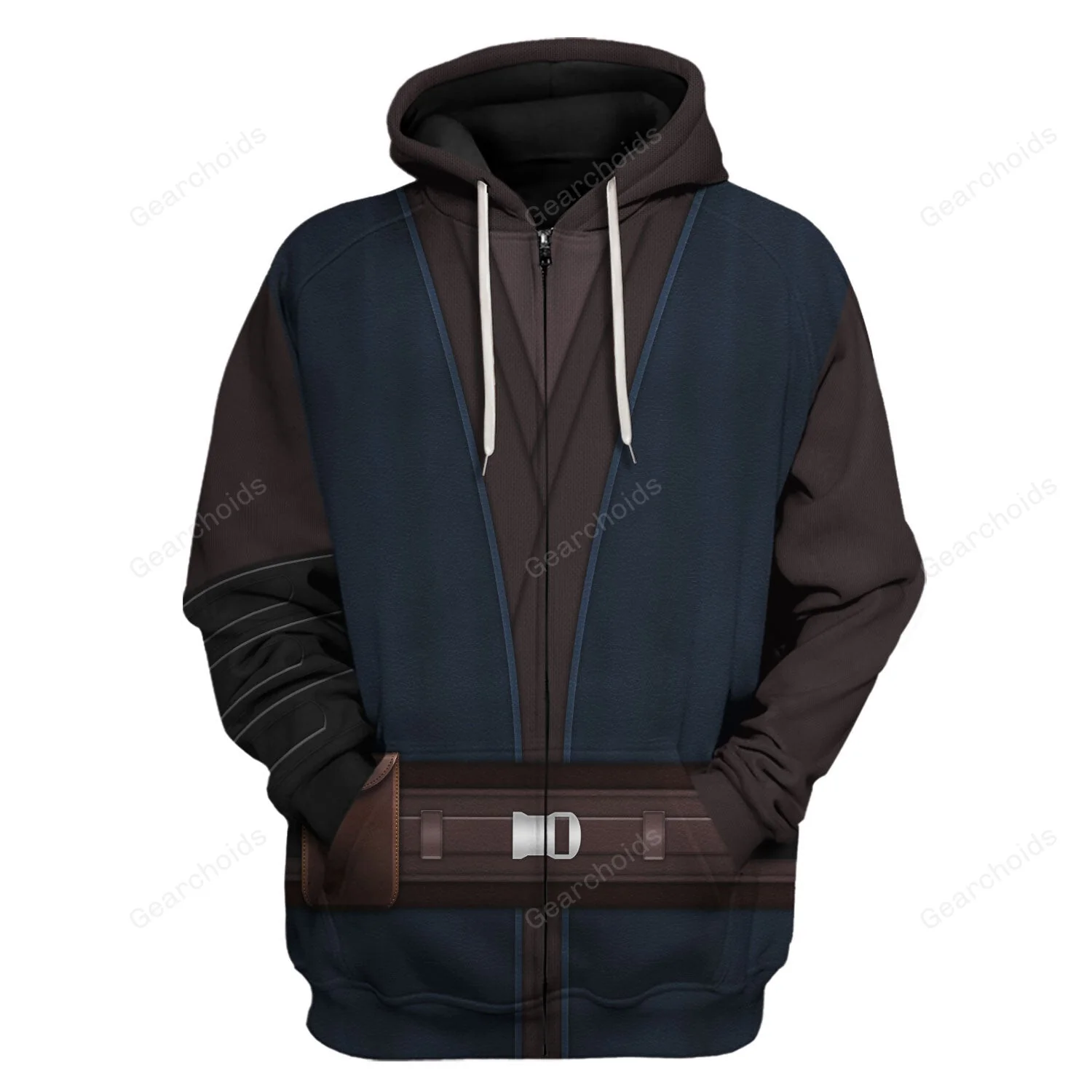 Stwa Anakin Skywalker's Jedi Robes Costume Hoodie Sweatshirt Sweatpants CSSWR080 - Image 3