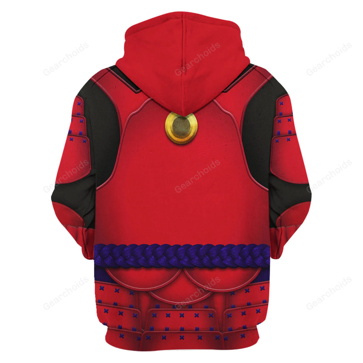Stwa Ashigaru Red Akazonae Koyal Guard Hoodie Sweatshirt Sweatpants Tshirt Hawaiian shirt CSSWR033 - Image 6