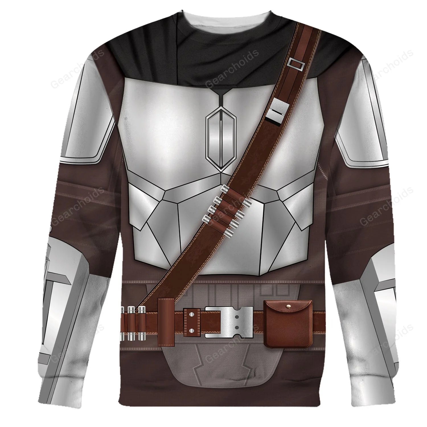 Stwa Beskar Mandalorian Costume Hoodie Sweatshirt Sweatpants CSSWR060 - Image 4