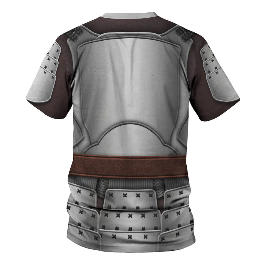 Stwa Beskar Mandalorian Samurai Hoodie Sweatshirt Sweatpants CSSWR041 - Image 12