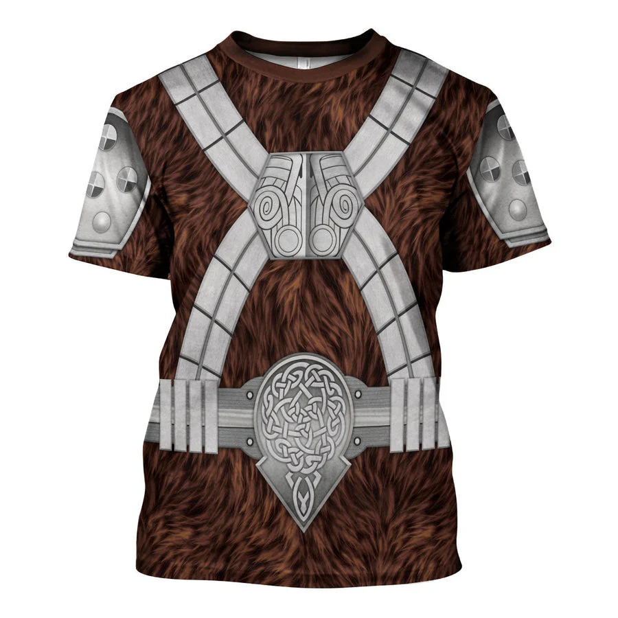 Stwa Black Krrsantan, Brown Costume Hoodie Sweatshirt Sweatpants Tshirt Hawaiian shirt CSSWR032 - Image 11