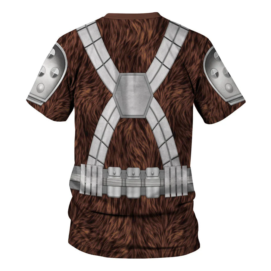 Stwa Black Krrsantan, Brown Costume Hoodie Sweatshirt Sweatpants Tshirt Hawaiian shirt CSSWR032 - Image 12