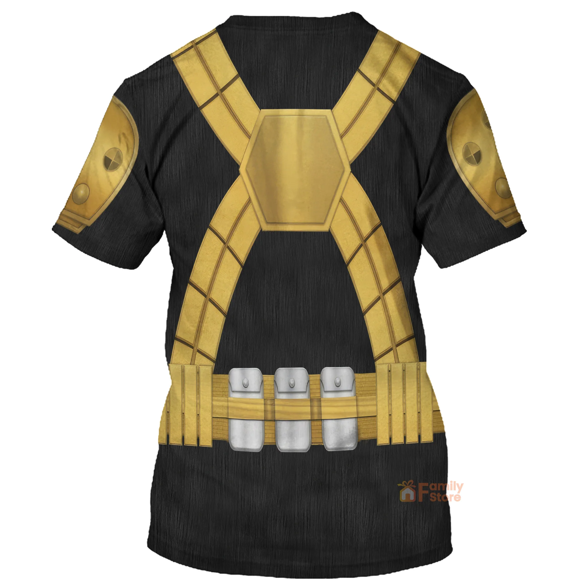 Stwa Black Krrsantan Costume T-Shirt For Men And Women CSSWR031 - Image 2