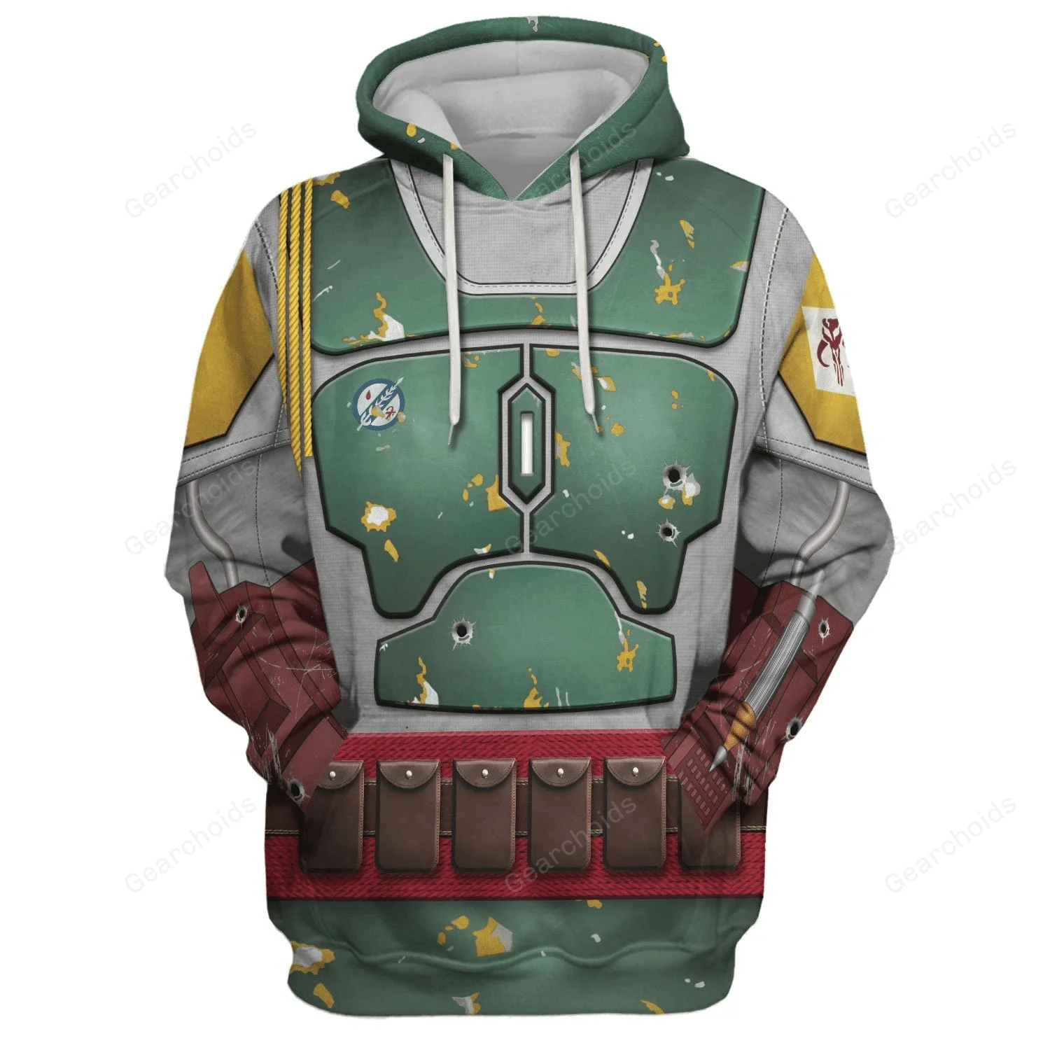 Stwa Boba Fett Costume Hoodie Sweatshirt Sweatpants CSSWR005 - Image 2