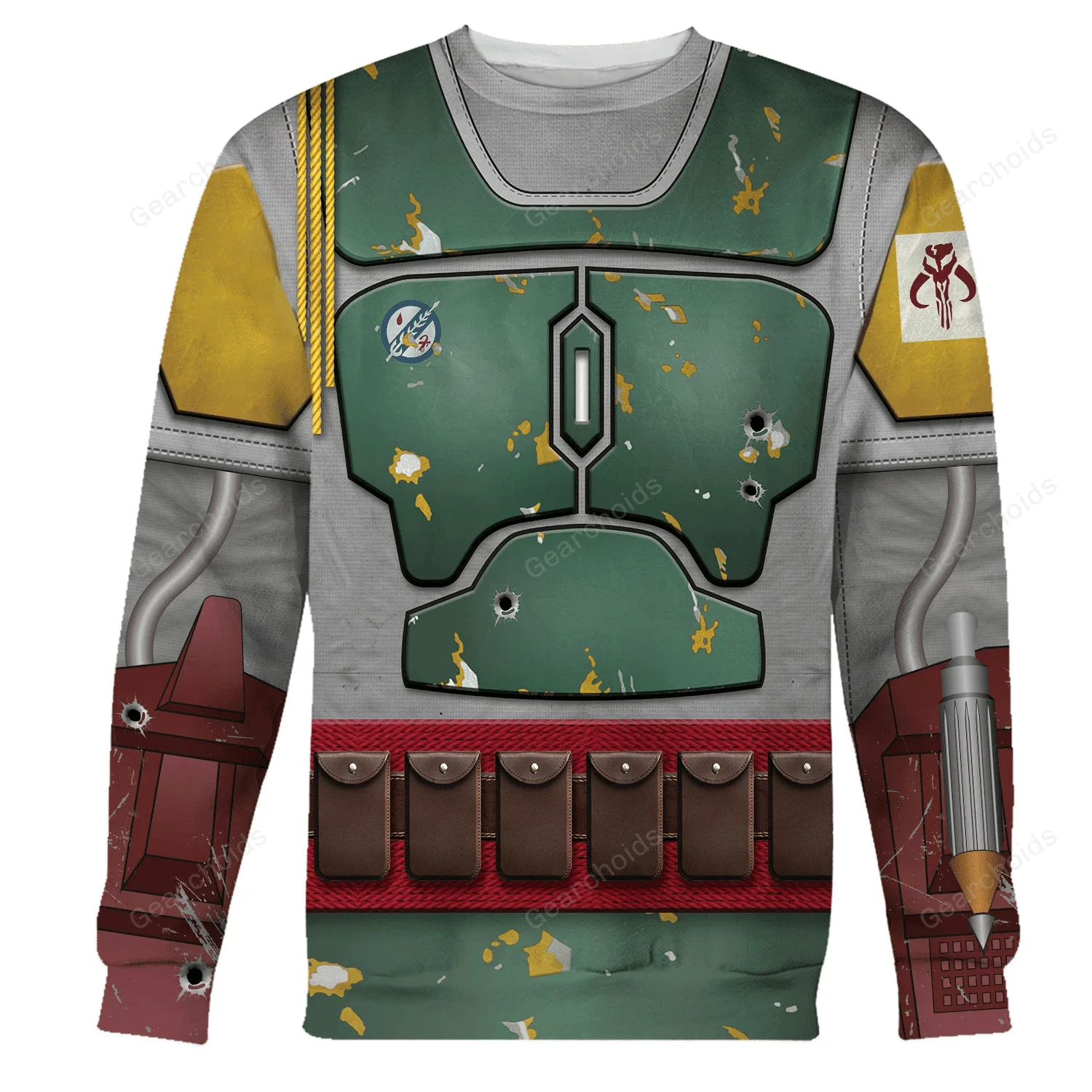 Stwa Boba Fett Costume Hoodie Sweatshirt Sweatpants CSSWR005 - Image 6