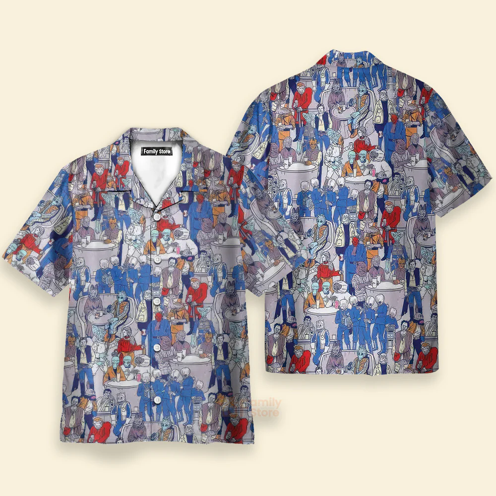 Stwa Cantina Hawaiian Shirt - Image 3