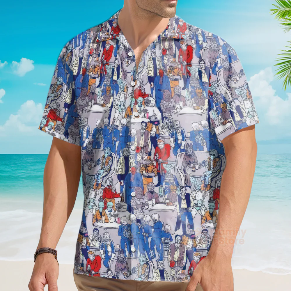 Stwa Cantina Hawaiian Shirt - Image 4