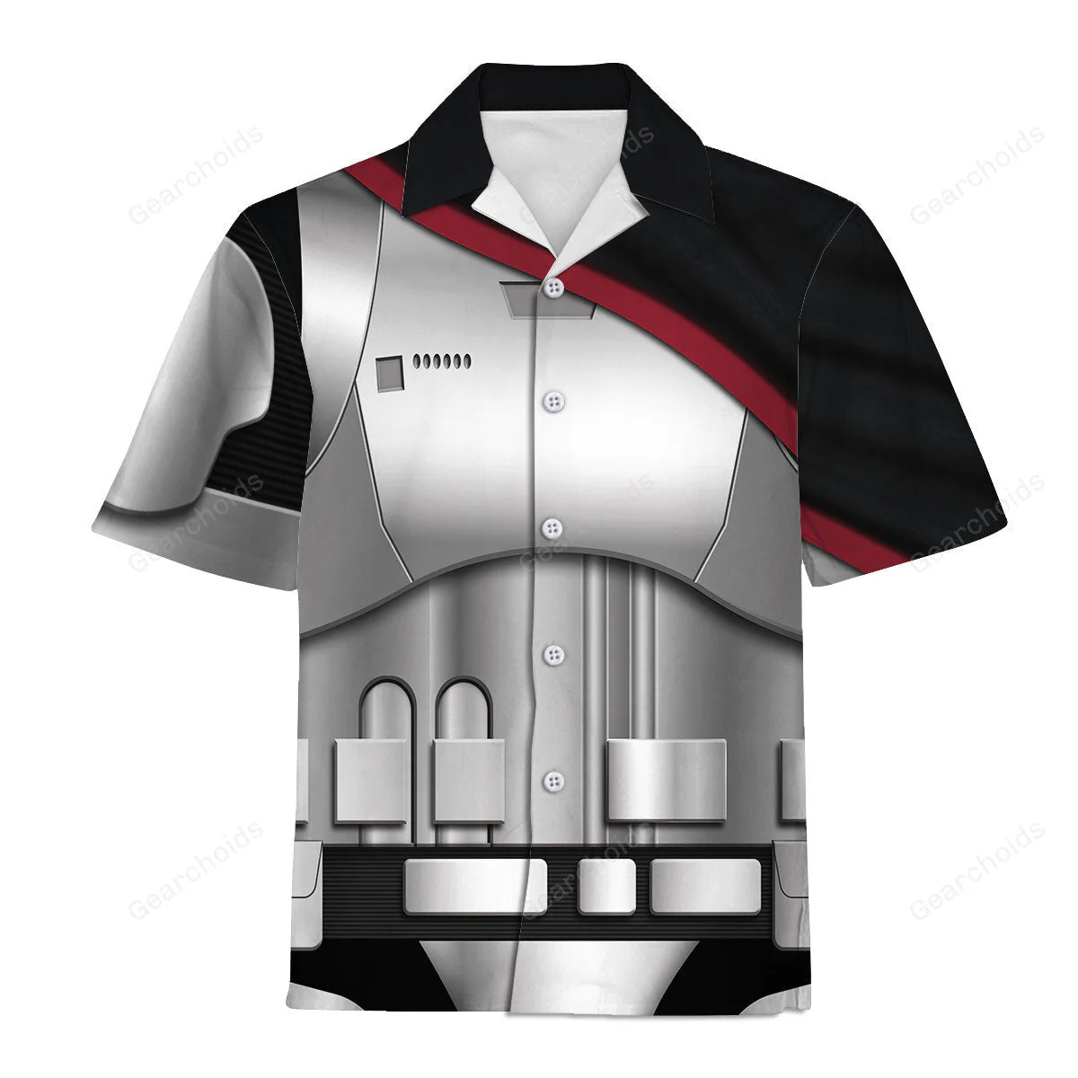 Stwa Captain Phasma's Armor Hoodie Sweatshirt Sweatpants Tshirt Hawaiian shirt CSSWR078 - Image 9