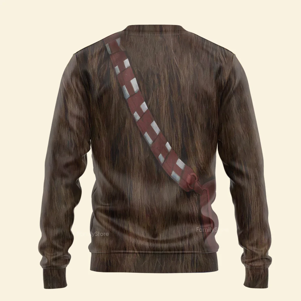 Stwa Chewbacca Costume Hoodie Sweatshirt Sweatpants CSSWR071 - Image 9