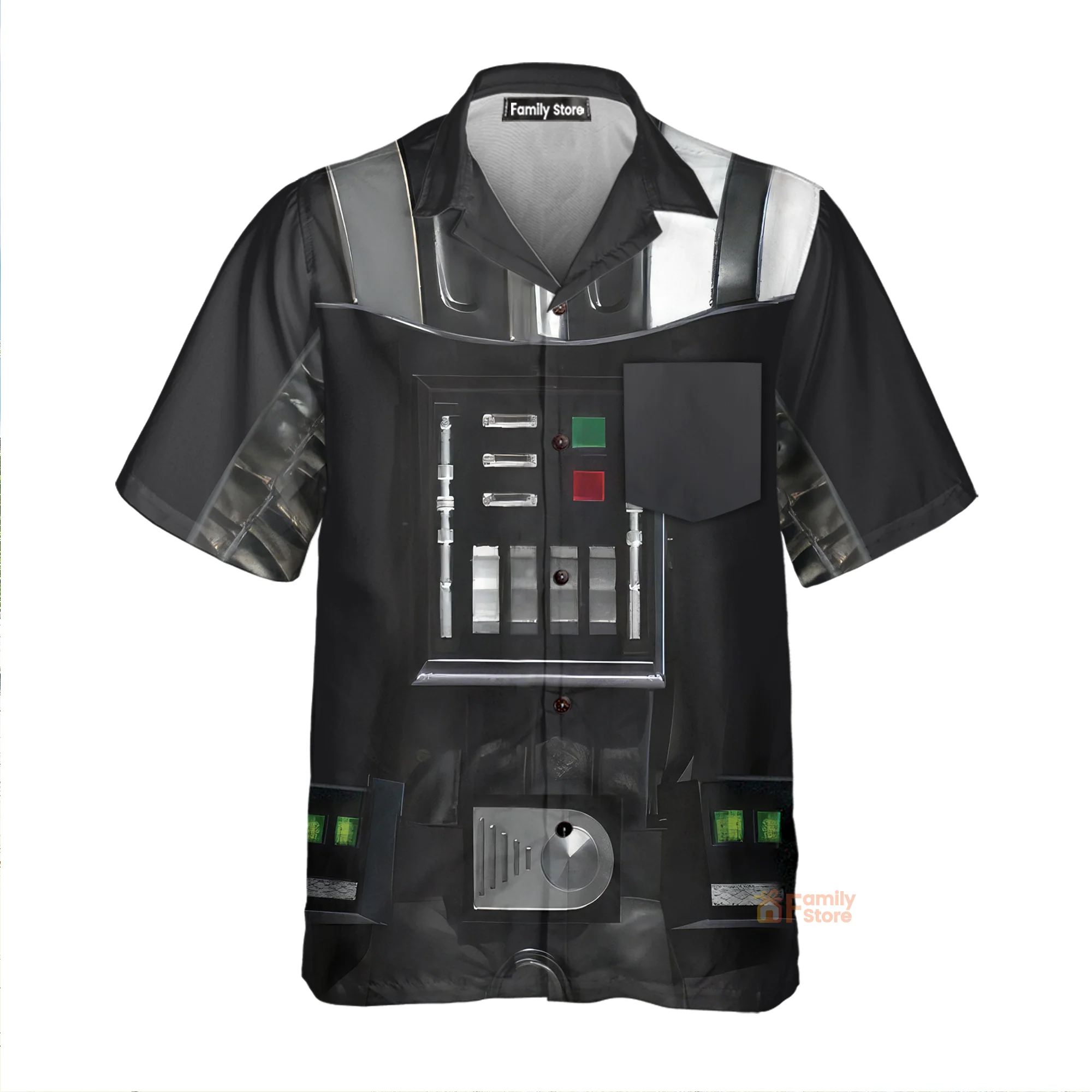 Stwa Darth Vader Cosplay Hawaiian Shirt - Image 2