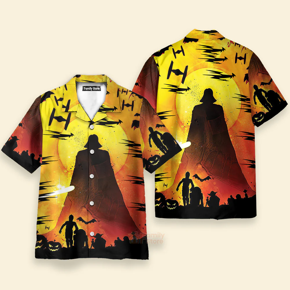 Stwa Darth Vader Halloween Hawaiian Shirt - Image 2
