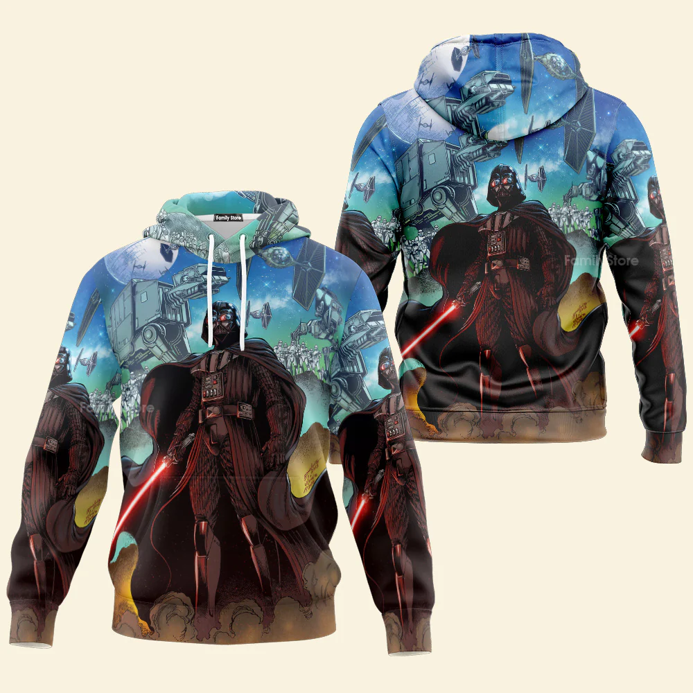 Stwa Darth Vader Space Gift For Fans - Hoodie - Image 2