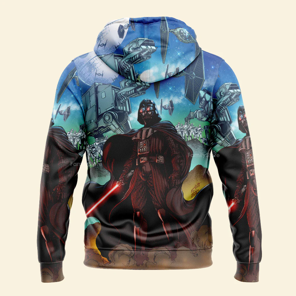 Stwa Darth Vader Space Gift For Fans - Hoodie - Image 4