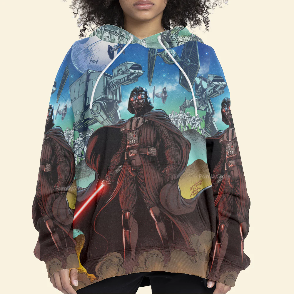 Stwa Darth Vader Space Gift For Fans - Hoodie - Image 5