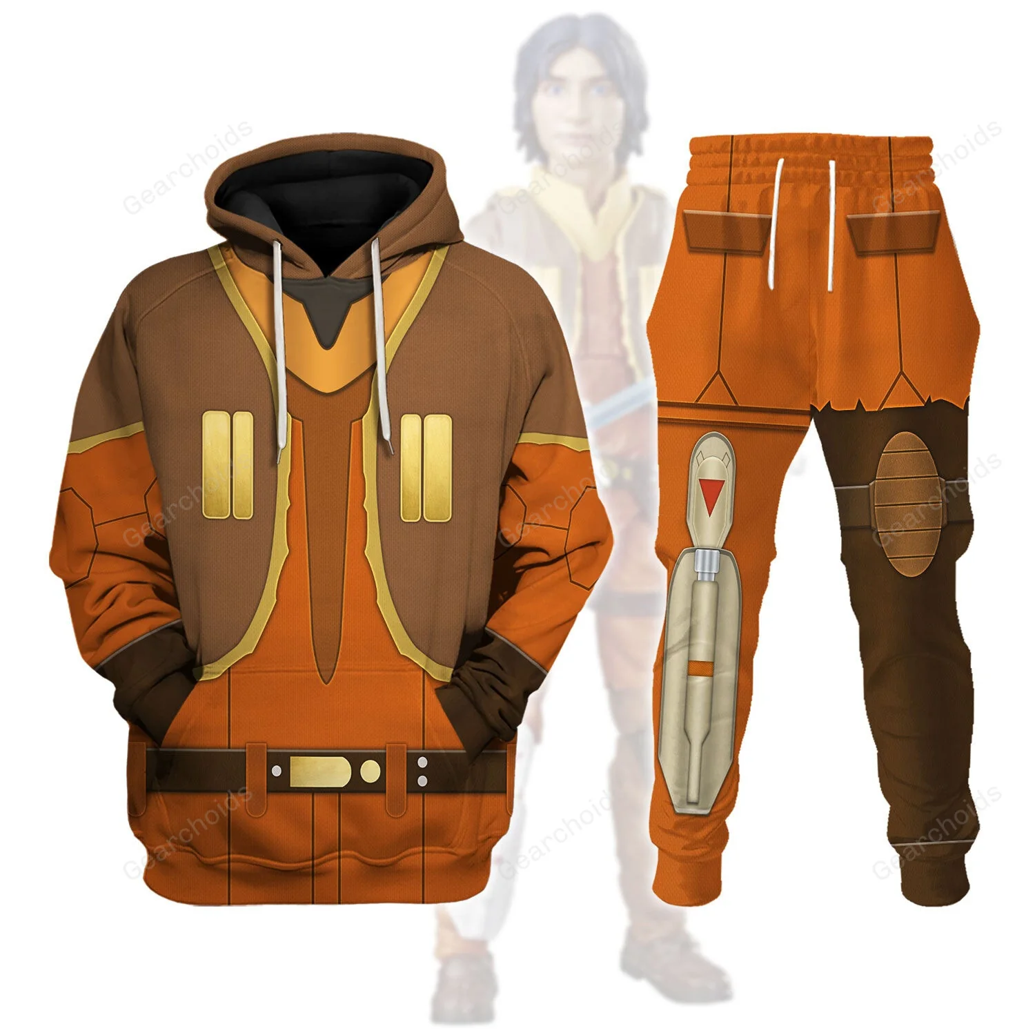 Stwa Ezra Bridger's Costume Hoodie Sweatshirt Sweatpants CSSWR079