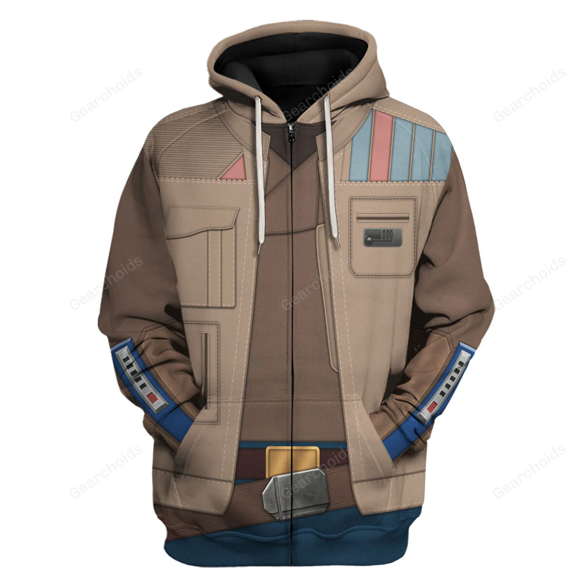 Stwa Finn Costume Hoodie Sweatshirt Sweatpants Tshirt Hawaiian shirt CSSWR087 - Image 3