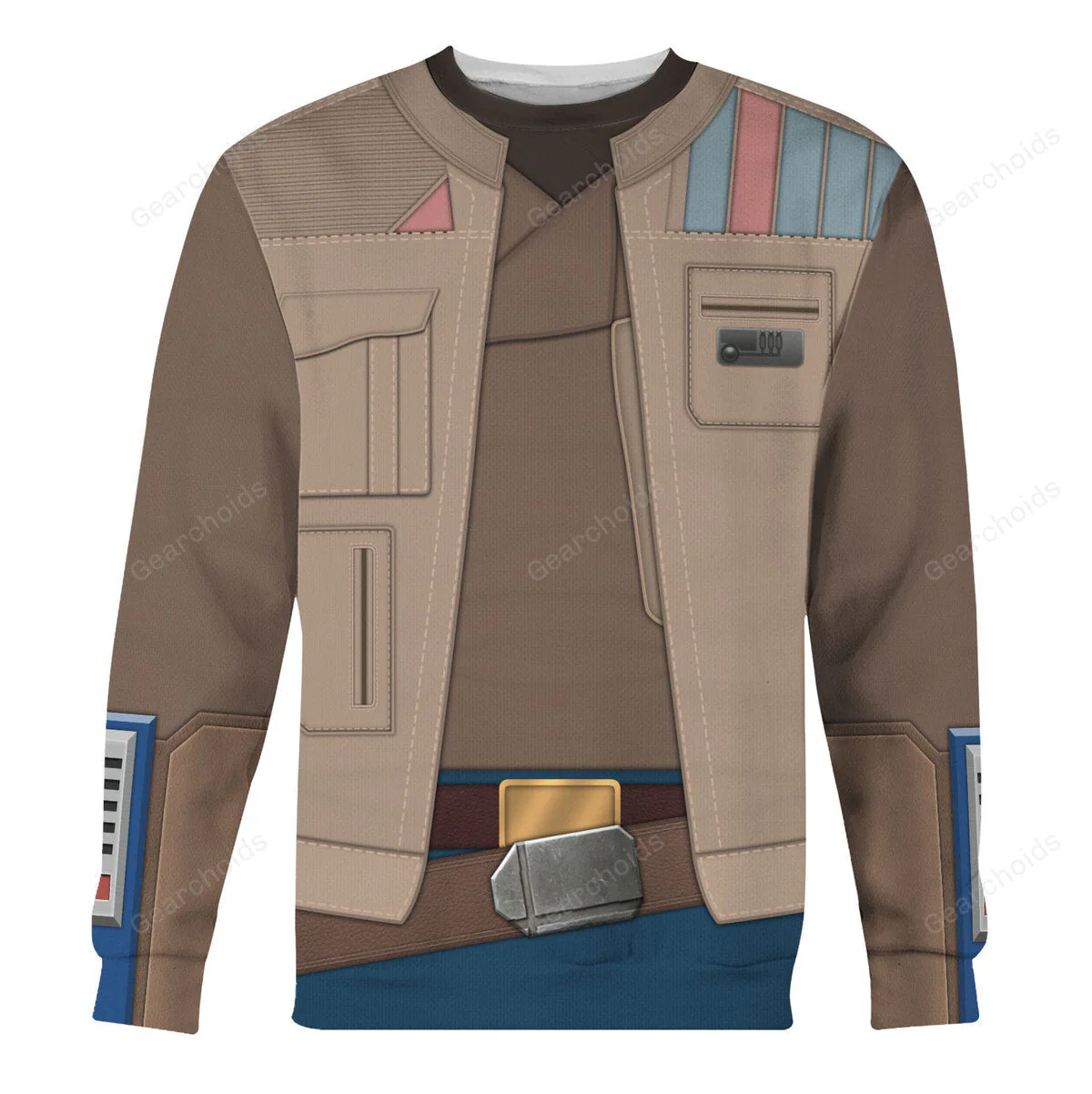 Stwa Finn Costume Hoodie Sweatshirt Sweatpants Tshirt Hawaiian shirt CSSWR087 - Image 4