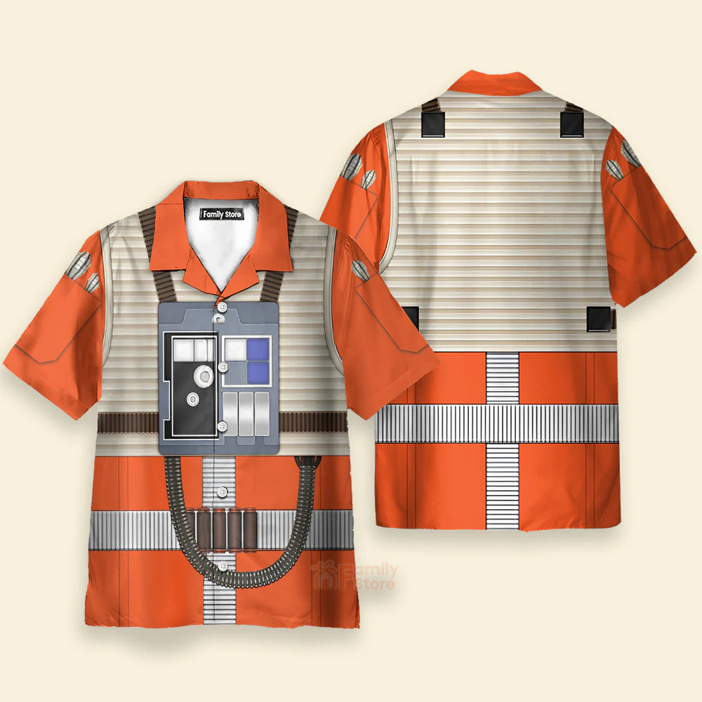Stwa Flight Suit Costume - Hawaiian Shirt CSSWR072 - Image 2